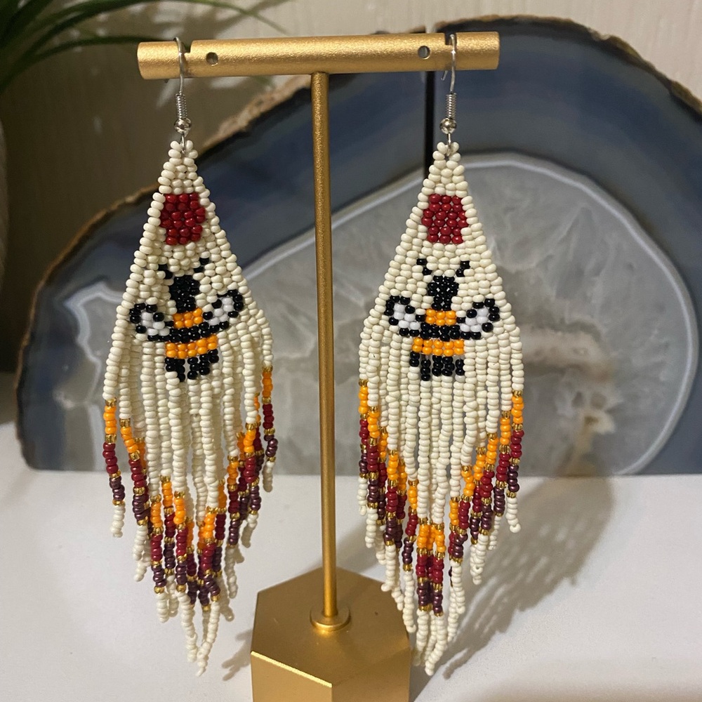 - Hand made Native American Beaded Earrings